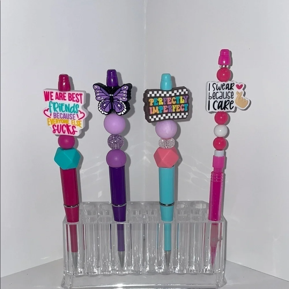 Cutie Fruities Scented Pouch with Beaded Pen/Pencil Set NWT